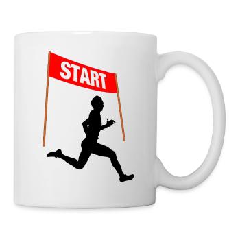 Runner Start – Race Day - Mug - white - Right