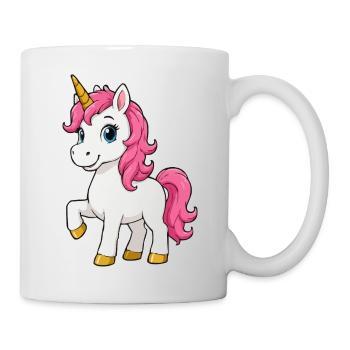 Pink Unicorn with Pink Mane - Mug - white - Right