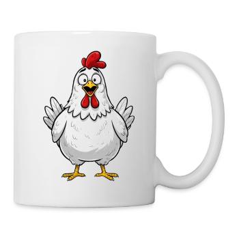 Funny Chicken Chickens Farmers Farmers Gift - Mug - white - Right