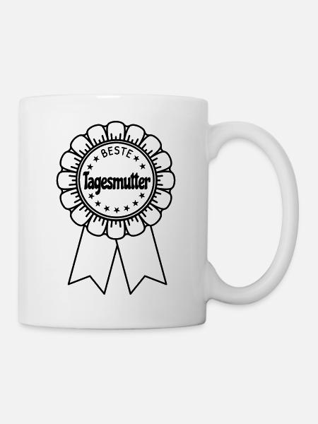 Beste Tagesmutter - Tasse - Weiß