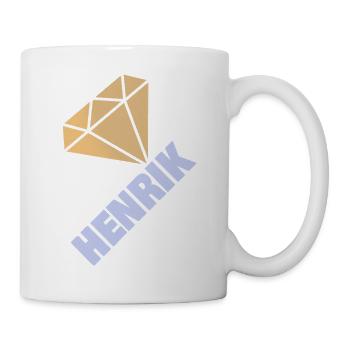 Henrik - Tasse - Weiß - Rechts
