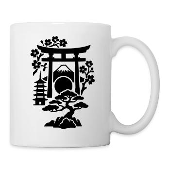 Japan Silhouette - Mug - white - Right