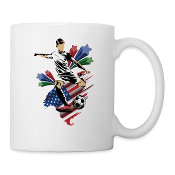 États-Unis - États-Unis - Drapeaux - Mug blanc - blanc - Droite