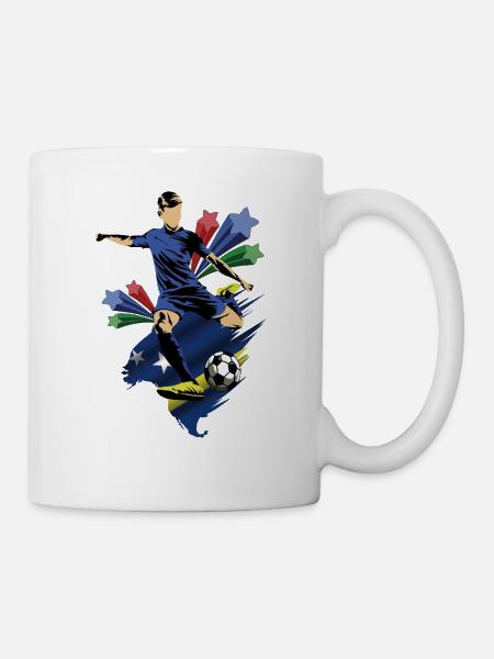 Curacao - Curaçao - Flaggen - Tasse - Weiß
