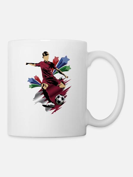 Katar - Katar - Flaggen - Tasse - Weiß