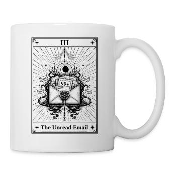 Unread Email | Tarot Card Everyday - Mug - white - Right