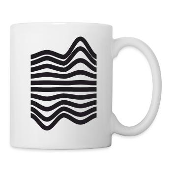 Wavy Stripe Pattern - Mug - white - Right