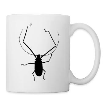 Harlequin buck - Mug - white - Right