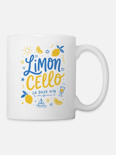 Limoncello - La dolce vita - Tasse - Weiß