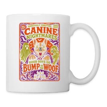 Canine Nightmares Halloween Dog - Mug - white - Right