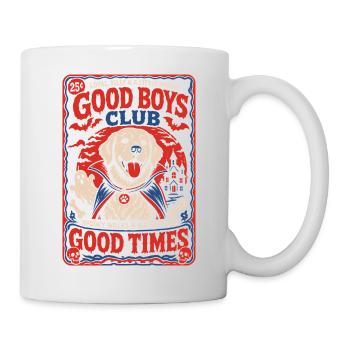 Good Boys Club Halloween Hund - Tasse - Weiß - Rechts