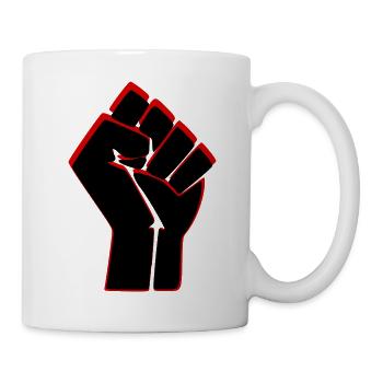 Poing de la Résistance - Le Signe des Mouvements Sociaux - Mug blanc - blanc - Droite