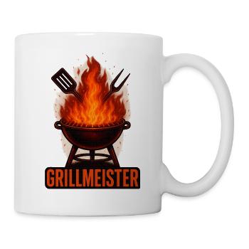 Grillmeister Flammenkessel - Tasse - Weiß - Rechts