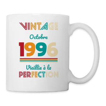 Anniversaire 30 ans - Vintage - Octobre 1996 - Mug blanc - blanc - Droite