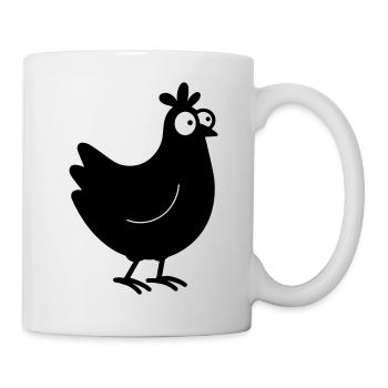 poulet - Mug blanc - blanc - Droite