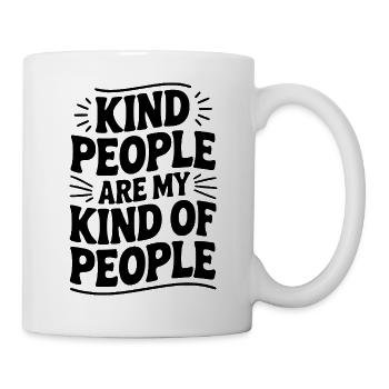 Les gens gentils sont mon genre de personnes - Mug blanc - blanc - Droite