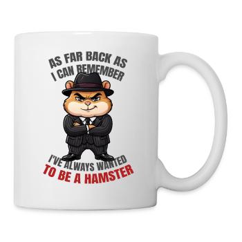 Funny Gangster Hamster Animal Movie Parody - Mug blanc - blanc - Droite