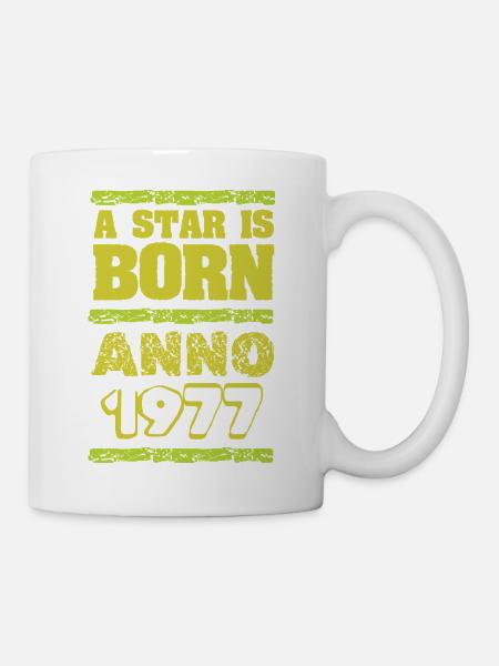 Star 1977 - Tasse - Weiß