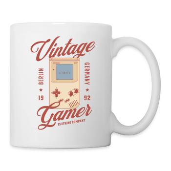 Vintage Gamer 1992 – Retro Handheld - Mug - white - Right