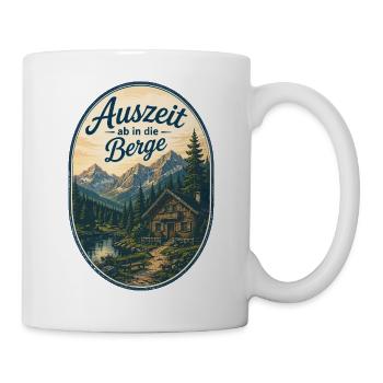 Auszeit in die Berge - Tasse - Weiß - Rechts