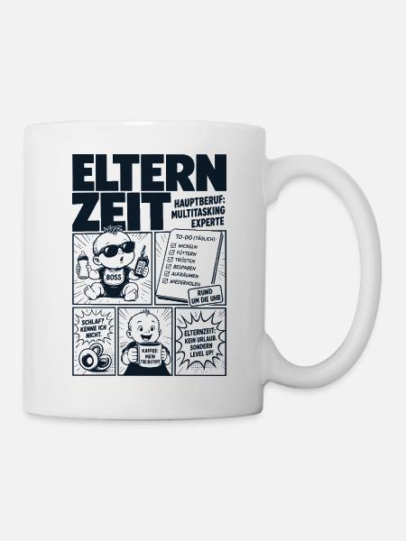 Elternzeit Multitasking Experte - Tasse - Weiß