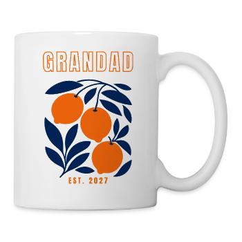 Grand-père Grand-père Grand-père 2027 - Mug blanc - blanc - Droite