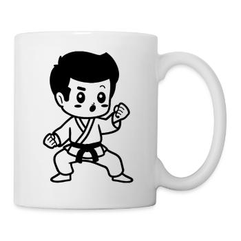 Karaté pour enfants - Mug blanc - blanc - Droite