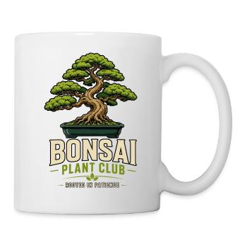 Japanische Bonsai-Baum Pflanze Plantclub Bonsai - Tasse - Weiß - Rechts
