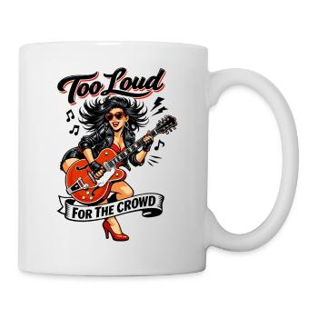 Pins Up Rockabilly : Trop bruyant pour la foule - Mug blanc - blanc - Droite
