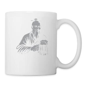 Confucius rit : Sad Joy Tee - Mug blanc - blanc - Droite