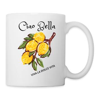 Lemon Branch Illustration - Mug - white - Right
