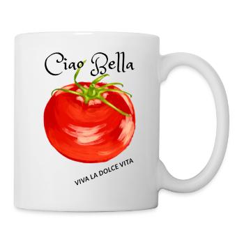 Tomato Watercolor Burst - Mug - white - Right