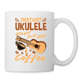 Funny Ukulele Designs and Sayings - Mug - white - Right