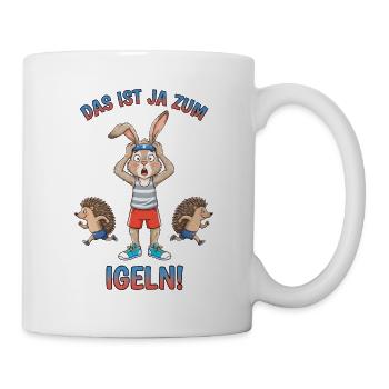 Das ist ja zum Igeln - Tasse - Weiß - Rechts