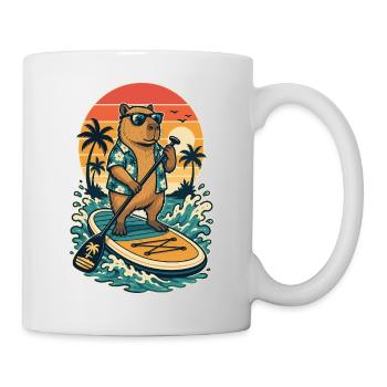 Paddleboard de paddle Capybaras SUP Stand Up Paddle - Mug blanc - blanc - Droite