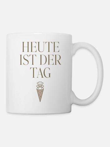 Einschulung 2026 Heute ist der Tag - Tasse - Weiß