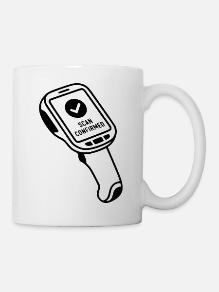 Scan - Tasse - Weiß