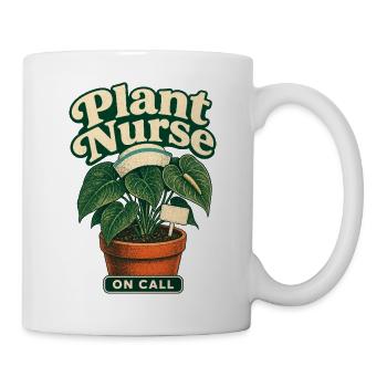 Plant Nurse On Call, Plant Nursery Indoor, Anthuri - Mug - white - Right