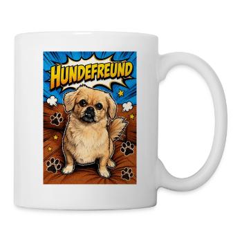Hundefreund kleine Mila - Tasse - Weiß - Rechts