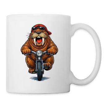Sportif de morse - Mug blanc - blanc - Droite