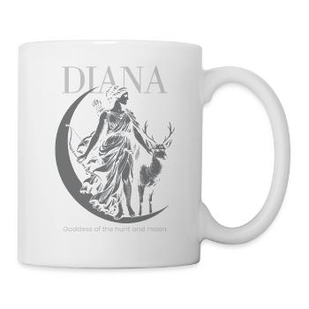Déesse de la chasse au clair de lune de Diana - Mug blanc - blanc - Droite