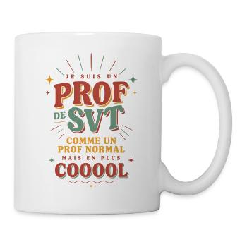 Prof de SVT super cool, idée cadeau Prof cool - Mug blanc - blanc - Droite