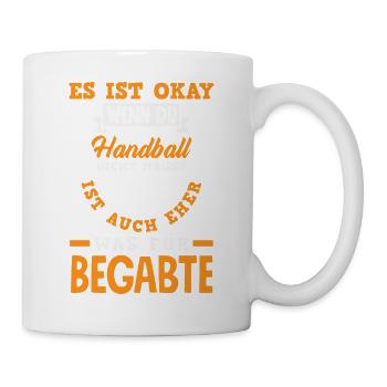 Handball Handballer Handball Trainer Fan Geschenk - Tasse - Weiß - Rechts