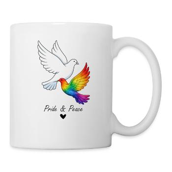 Frieden und Stolz - Tasse - Weiß - Rechts