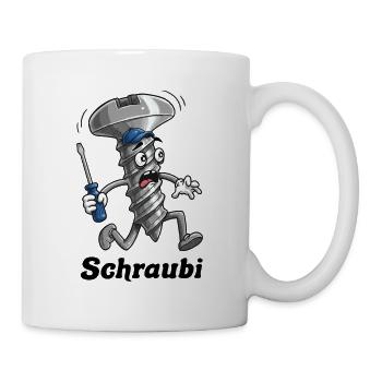 Schraubi Werkstattheld - Tasse - Weiß - Rechts