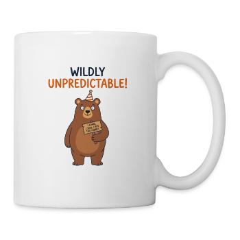 Wilde Unberechenbarer Bär - Tasse - Weiß - Rechts