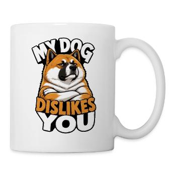 Akita - Tasse - Weiß - Rechts