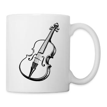 Cello - Tasse - Weiß - Rechts