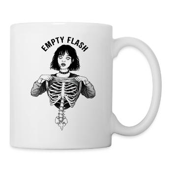 Leere Flash Skeleton - Tasse - Weiß - Rechts