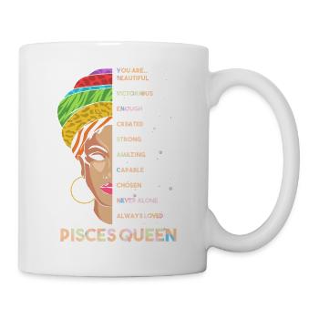 Sternzeichen Fische - Tasse - Weiß - Rechts